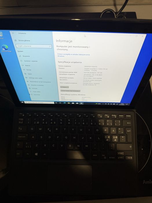 Dell i5 7300u 8gb Dotykowy ekran