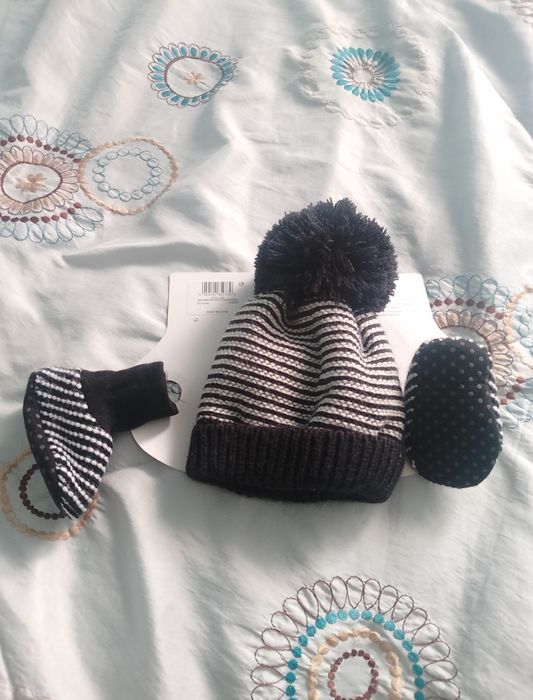 George шапка і пінетки, 0-3 місяці