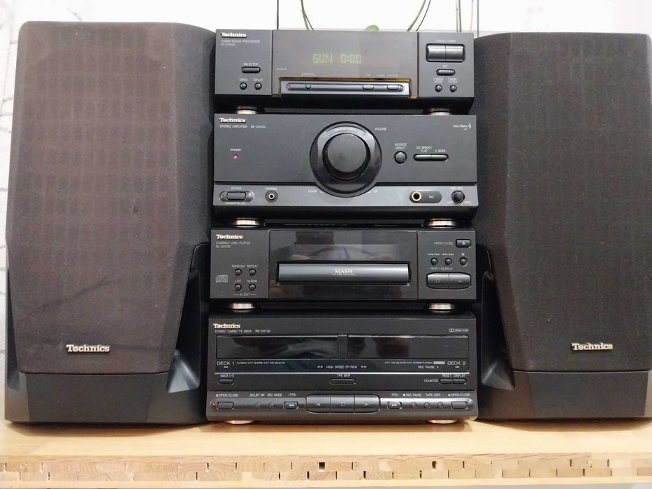 Wieża Technics ST-CH530,SE-CH530,SL-CH530,RS-CH730+pilot+2szt kolumny