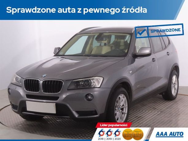 BMW X3 xDrive20d, Salon Polska, Serwis ASO, 181 KM, Automat, Skóra, Xenon,
