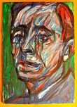 Tolkien, portret akrylowy