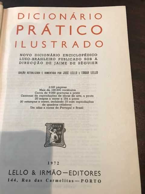 Dicionário prático ilustrado 1972