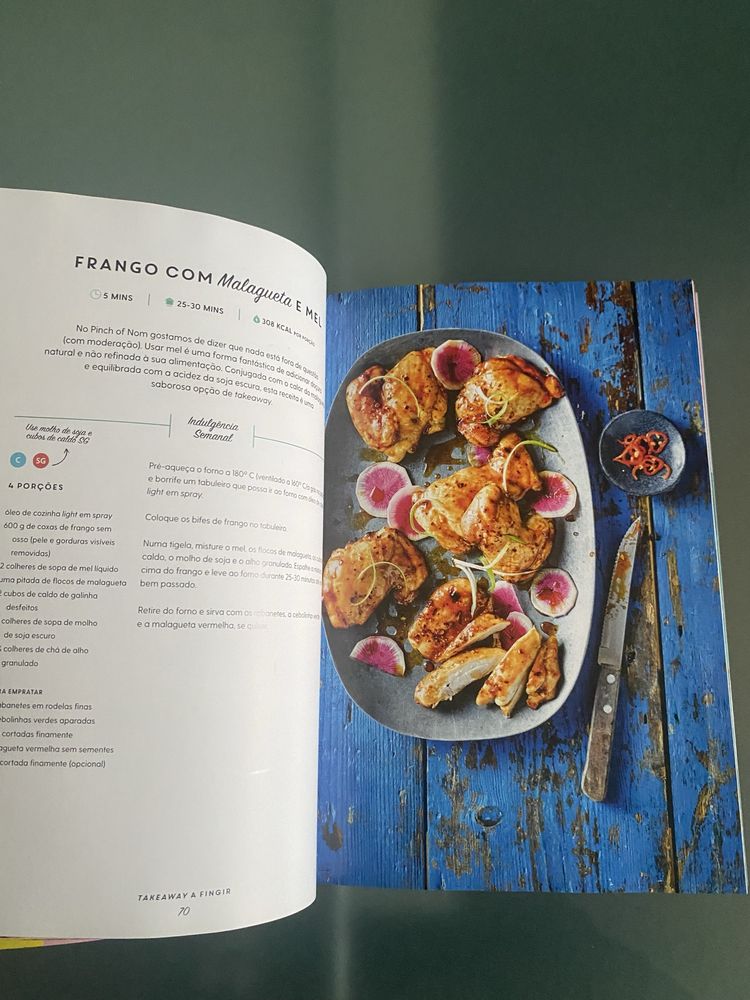Livro “Nem Parece que Emagrece” com 100 receitas