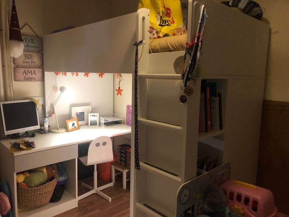 Cama alta estudio SMASTAD