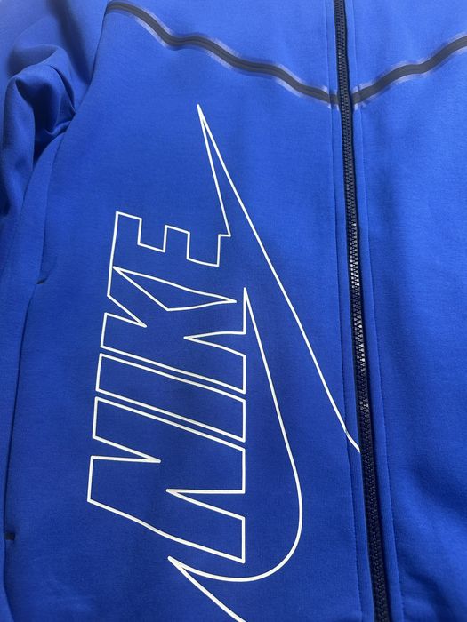 Оригінал! Кофта Nike Tech Fleece Windrunner Blue FJ5334-480