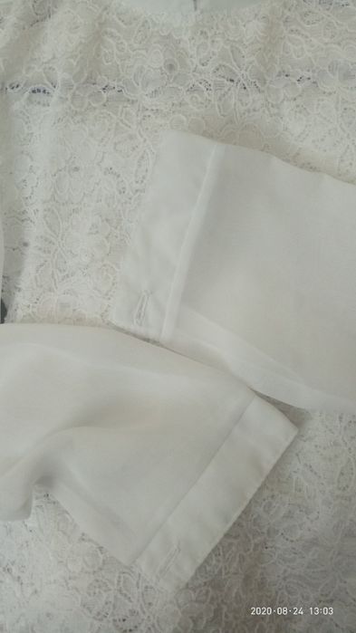 кружевная блузка 1-2 класс