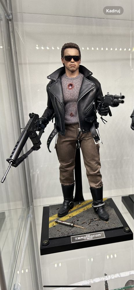 Karabiny Terminator 1 Hot Toys Sideshow skala 1/6