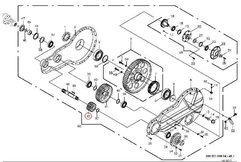 Koło zębate przekładni Z15 przyczepy samozbierającej KRONE