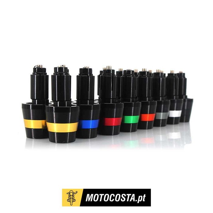 Contrapesos para Guiador de Moto - Alumínio CNC 22 mm