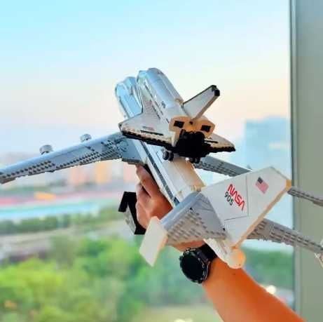 Білий великий літак Transport aircraft сумісний з Lego 2417 деталі