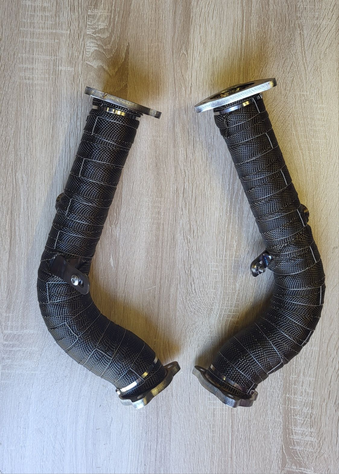 Даунпайп Audi A6 A7 A8 S4 S5 Q5 3.0 TFSI Downpipe Ауди HEAT SHIELD
