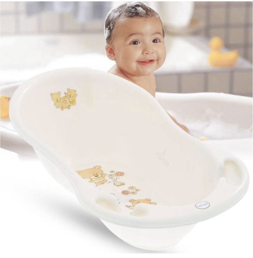 Дитяча ванночка + гірка ванночка для немовлят ванна для купання