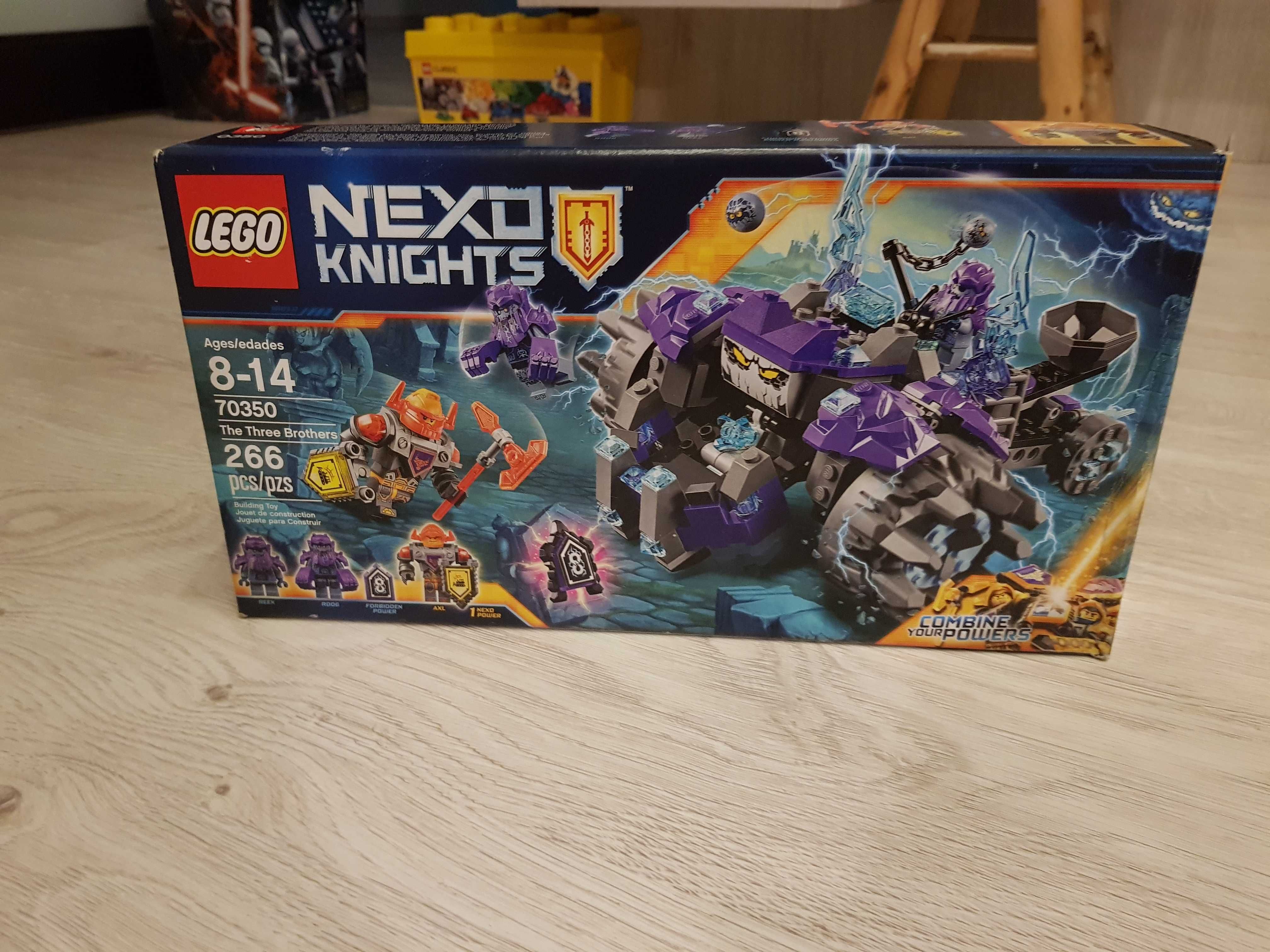 Zestaw lego nexo knights trzej bracia 70350