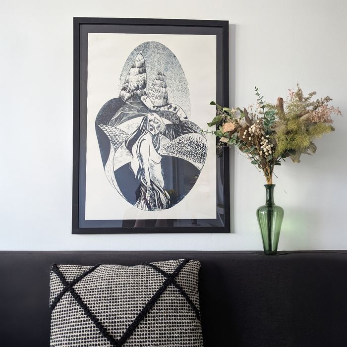 Zestaw Dyptyk 50x70 Grafiki alegrafia czarno-białe