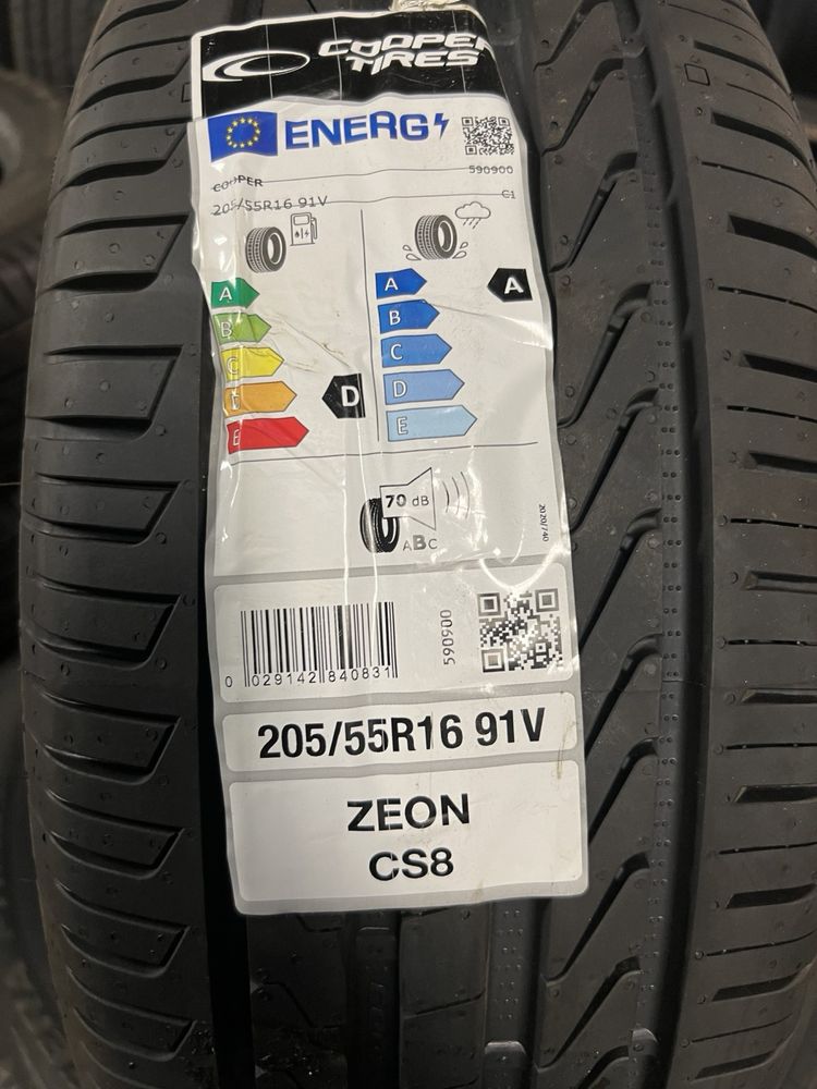 205/55R16 Cooper Zeon CS 8 ( 91V)шини нові літо