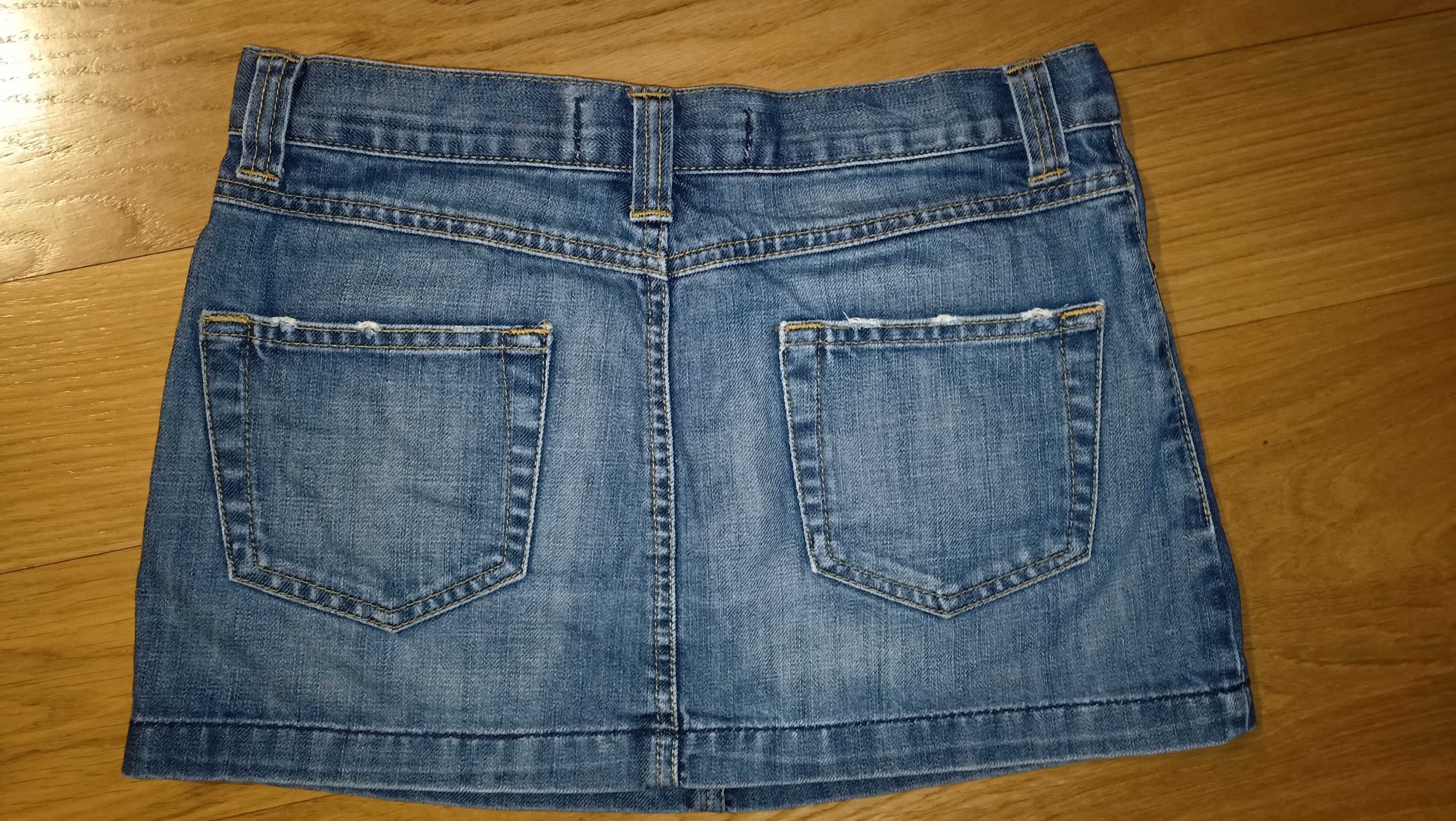 Spódnica ZARA jeans denim mini 34/XS