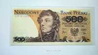 Banknot PRL   500 zł   1982    DM   st.1 UNC