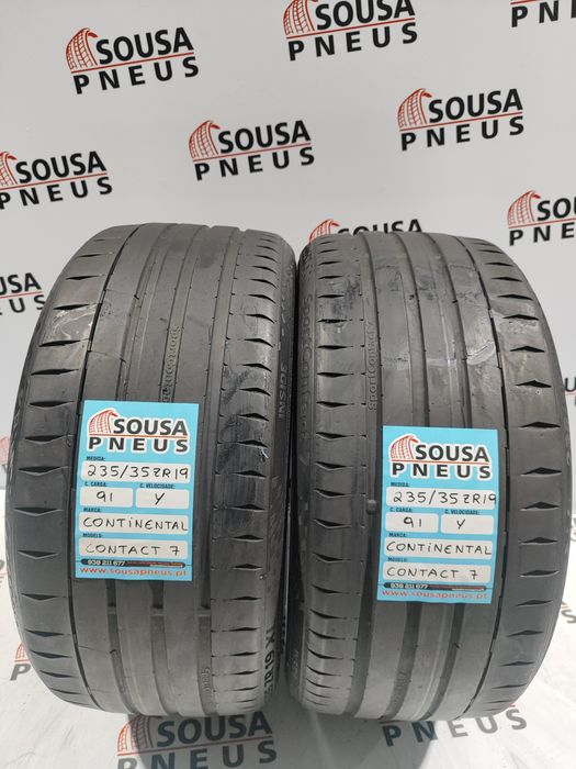 2 pneus semi novos 275-35R19 Continental - Oferta dos Portes