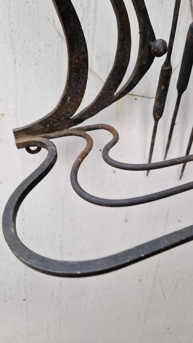 Wieszak przedpokój kuty secesja