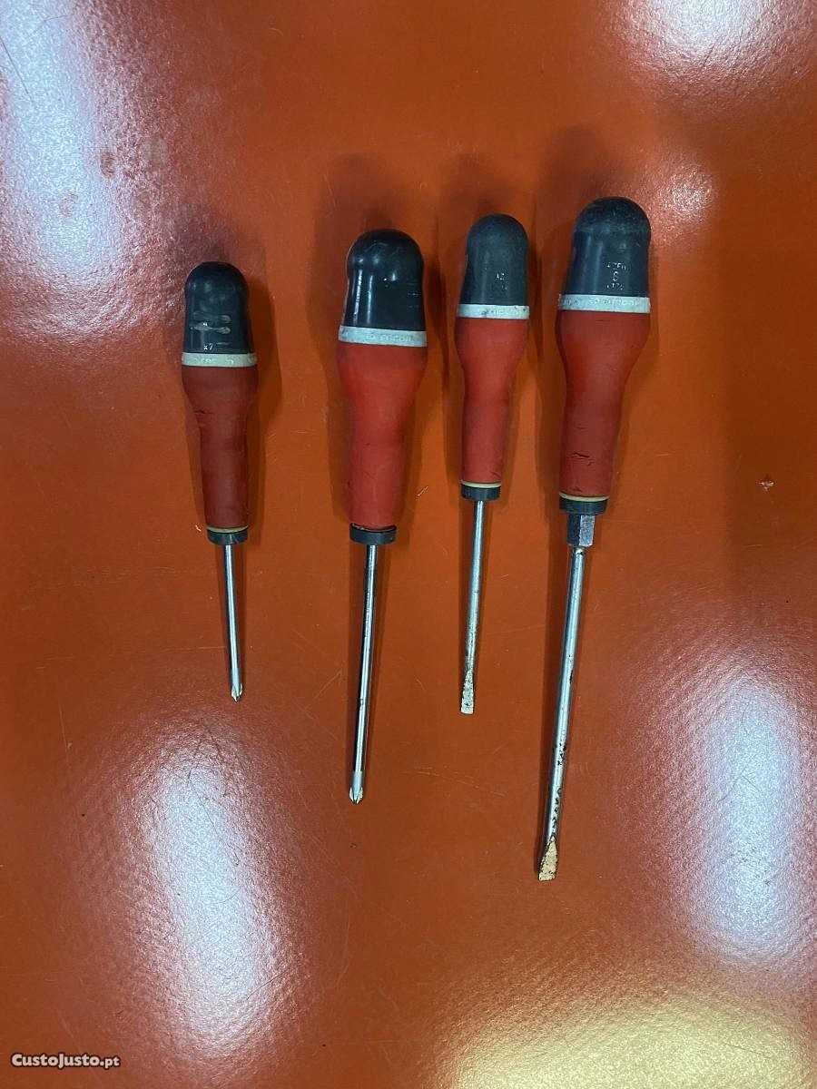 Conjunto de 4 chaves de fenda Facom