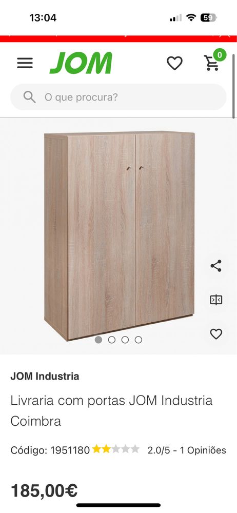 2 pack - Livraria com pirtas 1 modulo e sem portas com divisorias