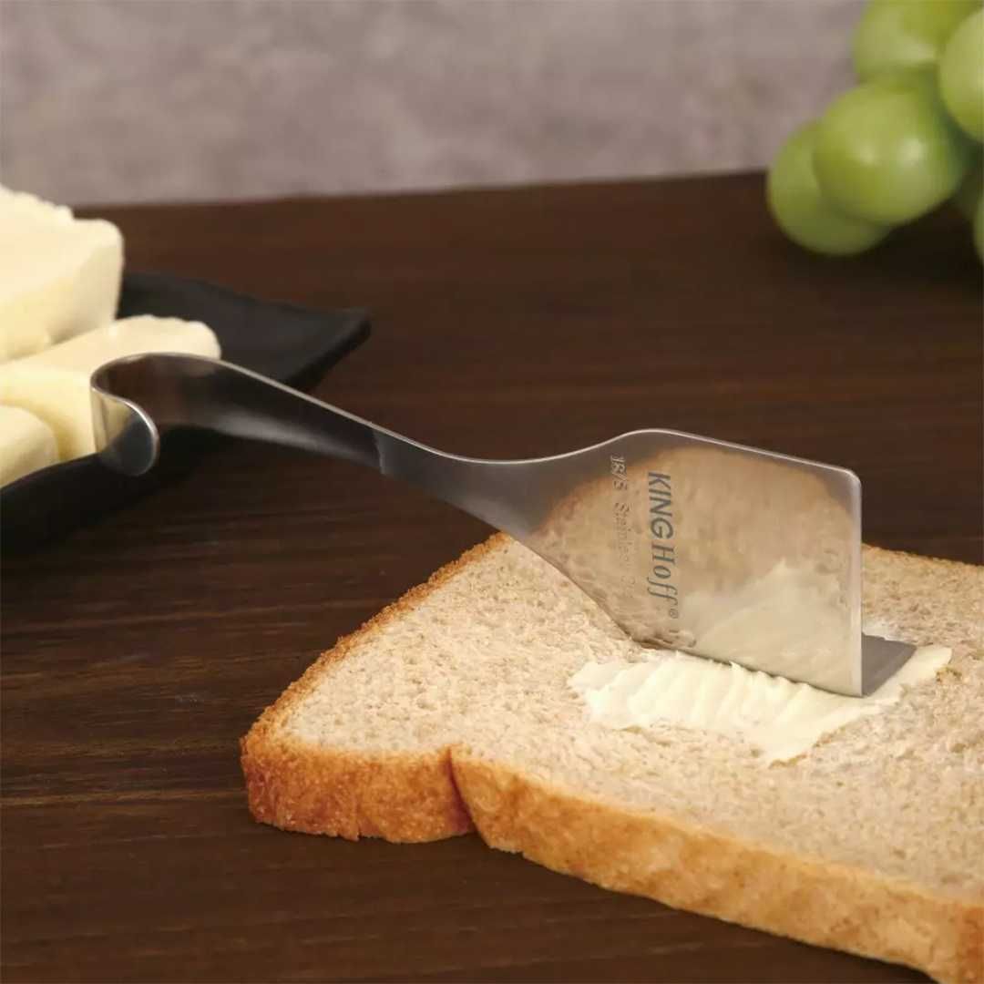 Stalowy nóż do masła Kinghoff szpatułka nożyk maślniczka prezent