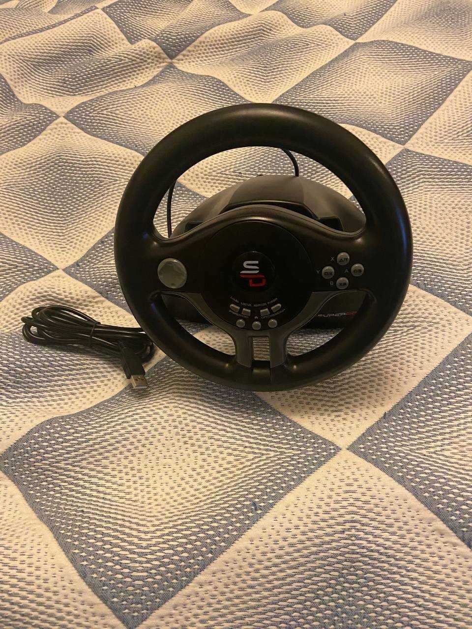 Volante + Pedais SUPERDRIVE SV 200 (Multiplataforma - Preto)