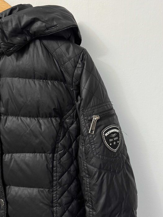 Kurtka puchowa czarna pikowana kurteczka zimowa Zora RockandBlue 38 M