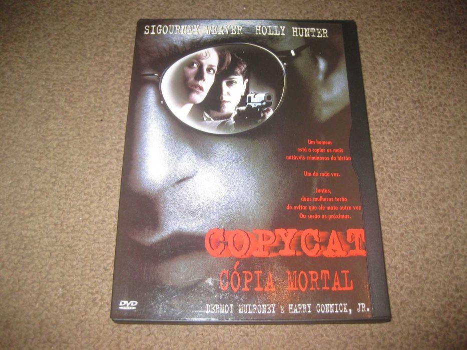 DVD "Copycat - Cópia Mortal" com Sigourney Weaver/Snapper/Raro!