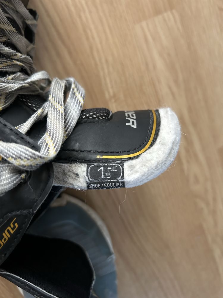 Łyżwy hokejowe Bauer rozmiar 34 1,5EE