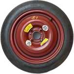 Koło dojazdowe Peugeot 207 CC 4x108mm 125/80/R15 ET8