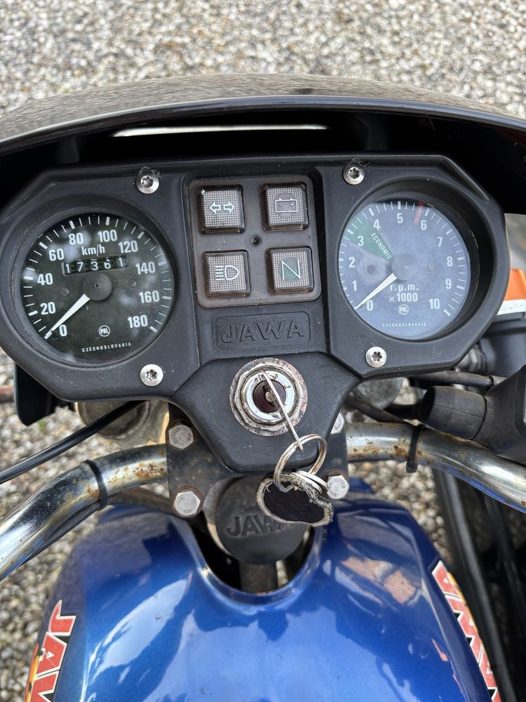 Jawa 350 BLUE STYLE model 640 z koszem