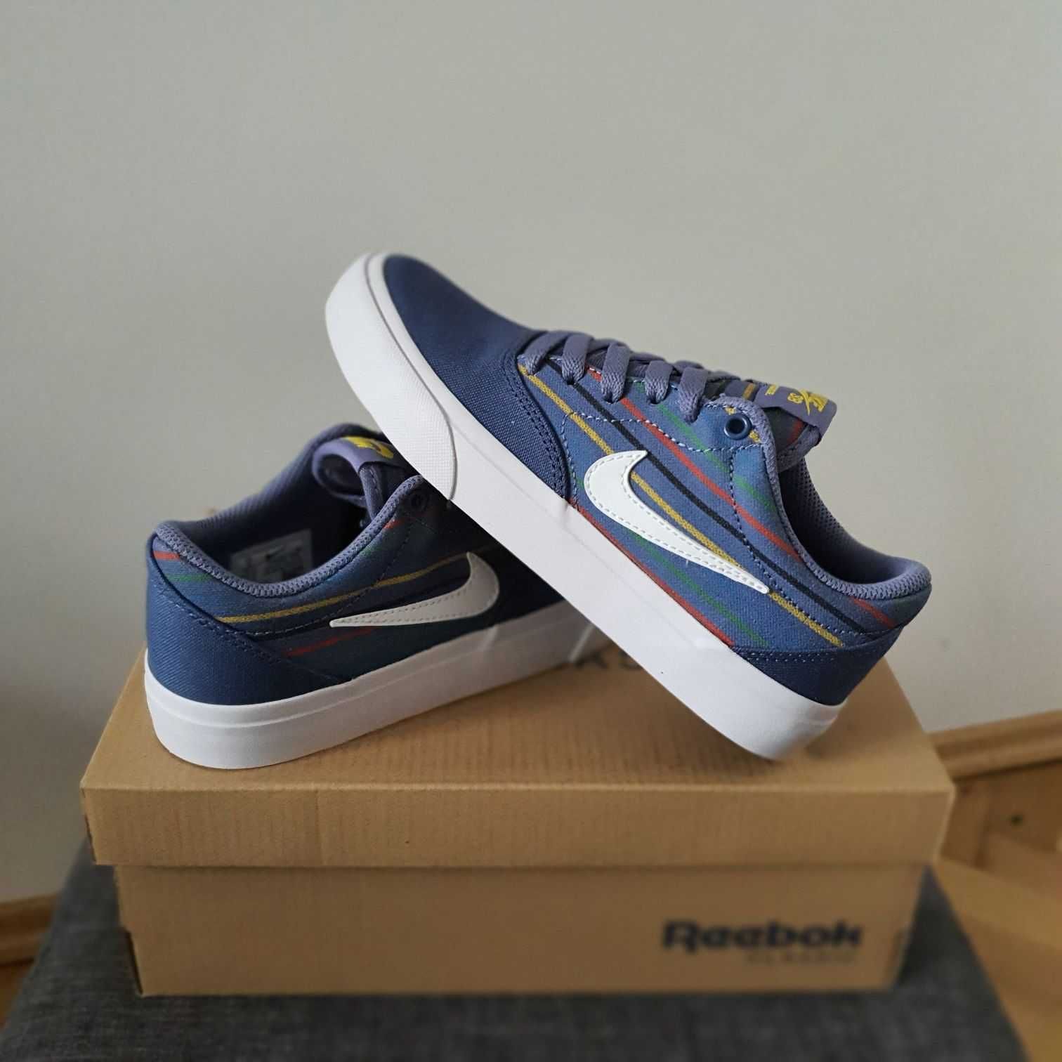 Nike SB Charge Canvas Premium - niebieskie - 36 - oryginalne