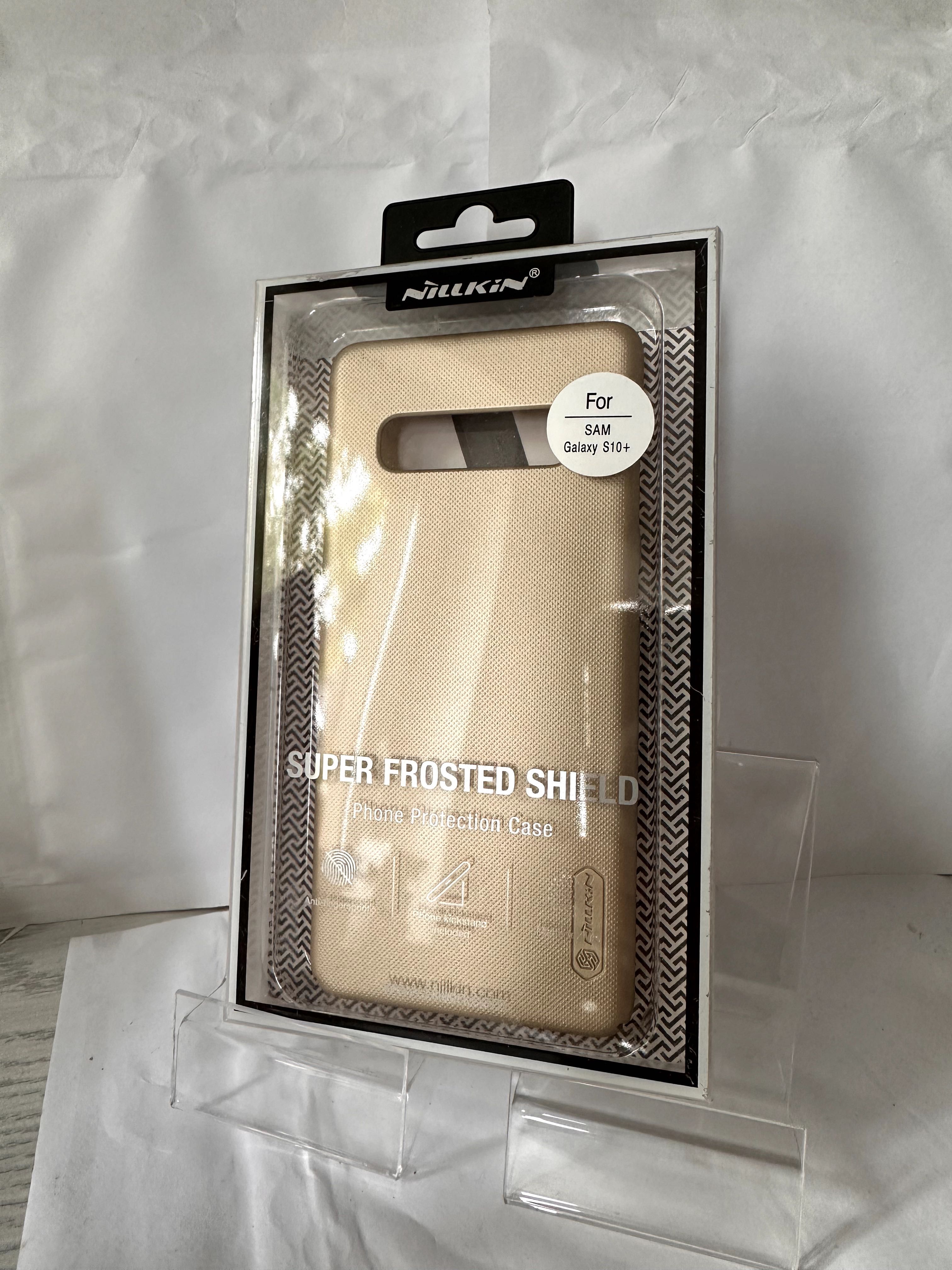 Etui NILLKIN Frosted Shield Złoty SamusUng S10 plus