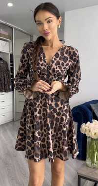 Женское леопардовое платье (тренд 2024)