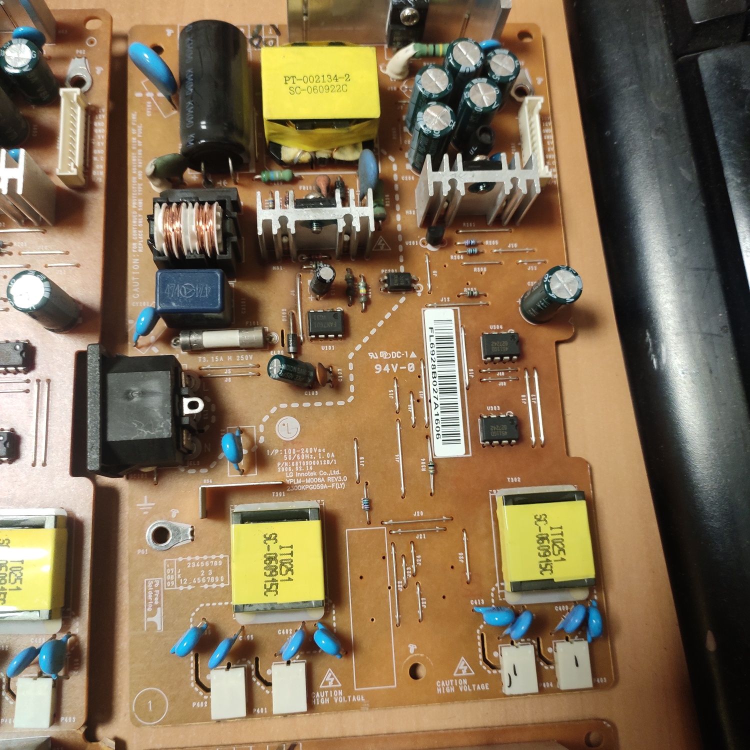 Плата монитора LG L1919 l1942 4 шт неиспр yplm-M006a