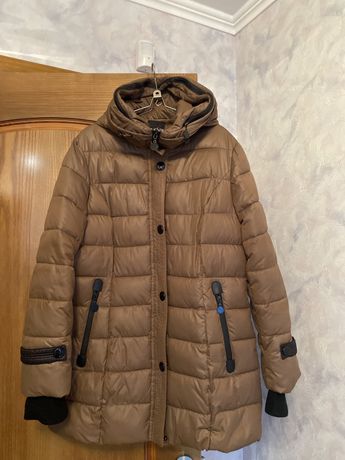 Женская куртка-пальто на холлофайбере   р. XL (46-48)