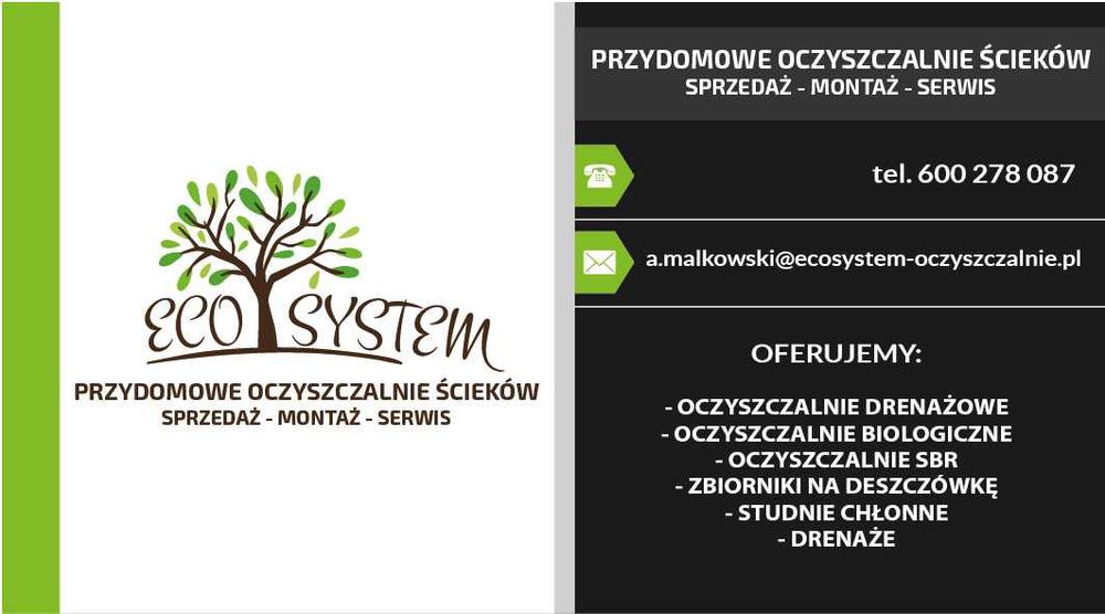 Oczyszczalnia przydomowa, biologiczna, ekologiczna