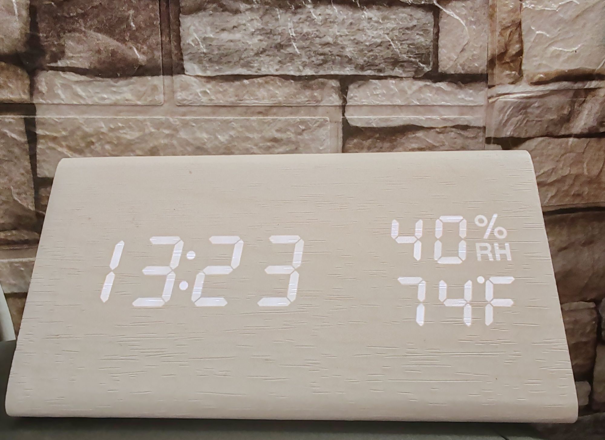 Zegarek cyfrowy alarm budzik LED wyświetlacz data godzina