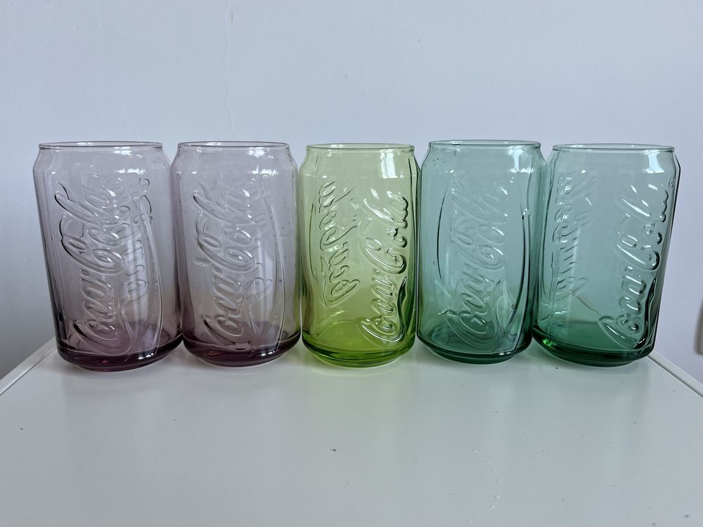 Zestaw szklanek coca cola