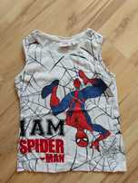 Bluzka 110 116 koszulka na ramiączkach Marvel Spiderman