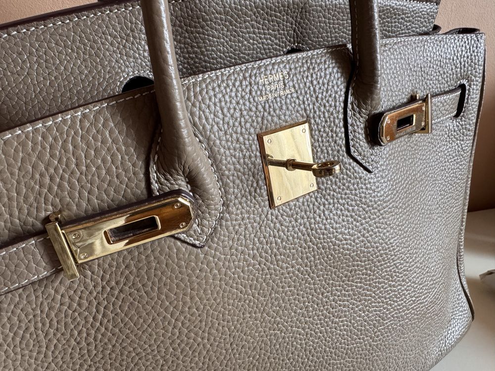 Сумка hermes birkin біркін 35 см +віддам пояс двосторонній (була1500$)
