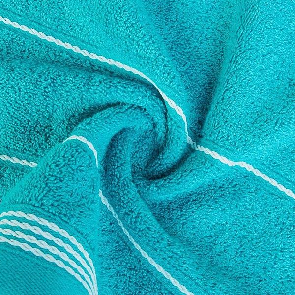 Ręcznik Kąpielowy 50x90 Bawełniany Frotte Mira 08/500 g/m2 Turkusowy
