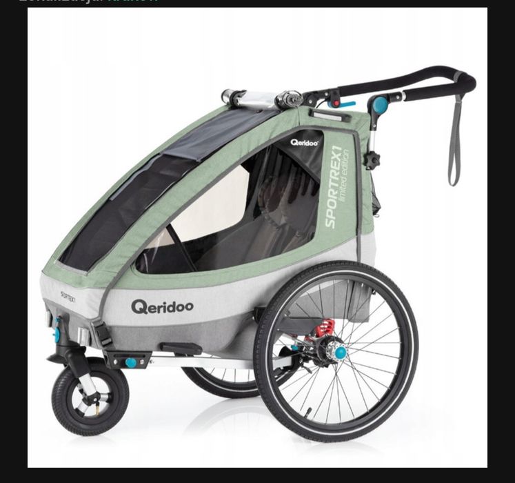 Qeridoo Przyczepka rowerowa Sportrex 1
Qeridoo Przyczepka r