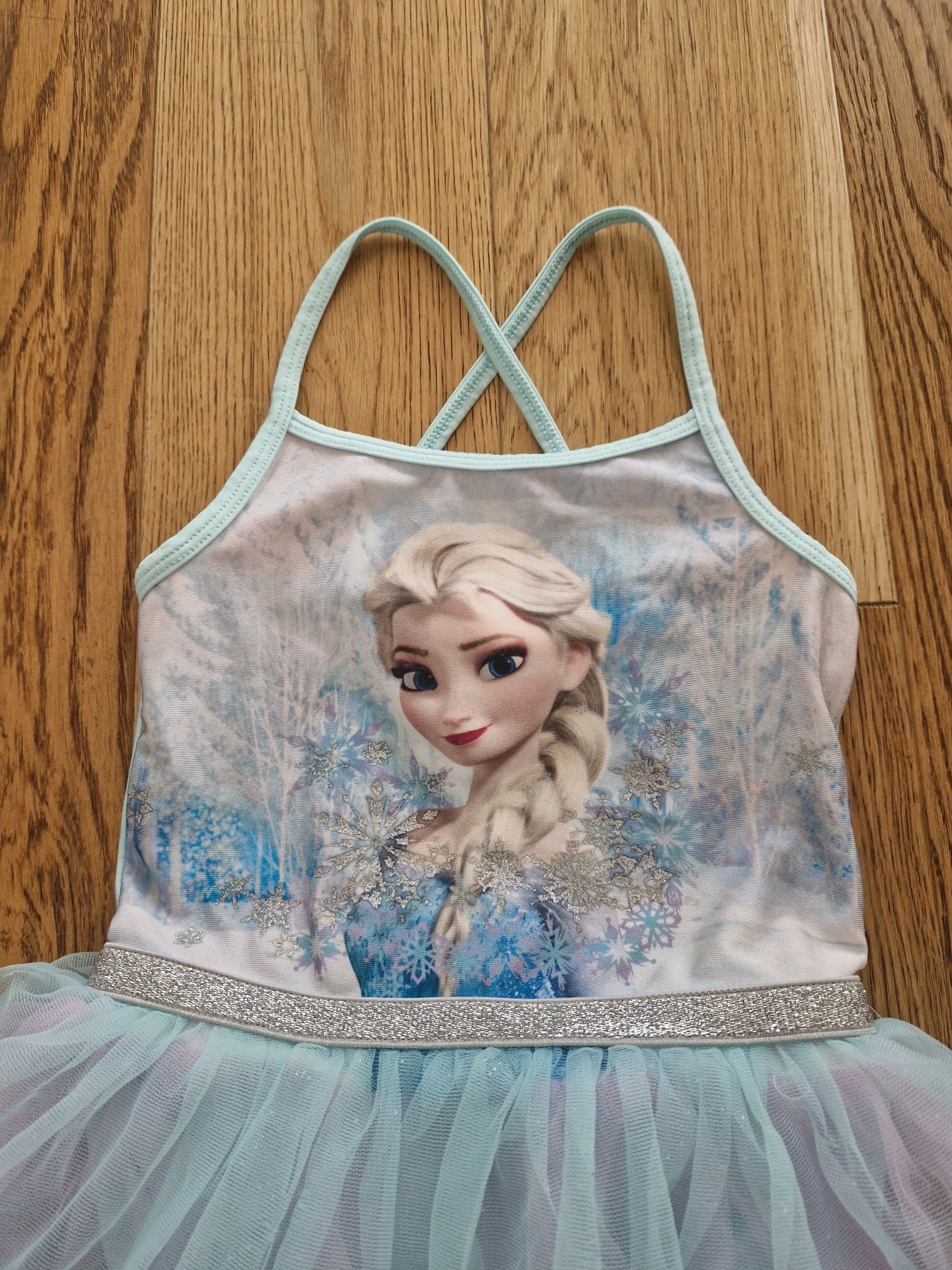 Strój baletnicy balet Frozen H&M ELSA r. 110/116