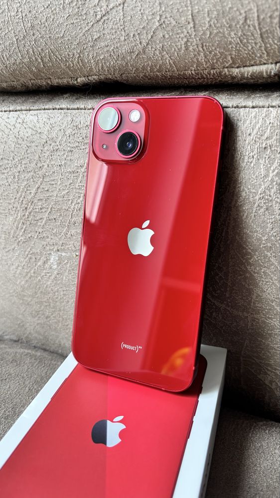 Iphone 13 product RED 128gb, stan wzorowy! + pudełko, etui