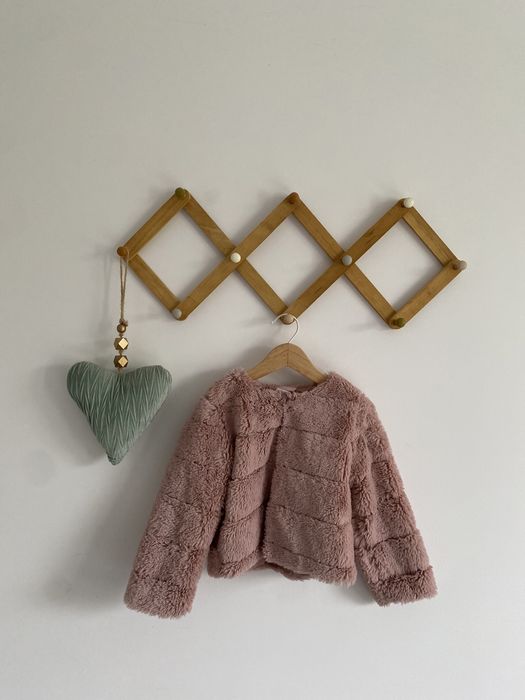 Futerko kurtka lindex 98/104 pudrowy róż jesienne