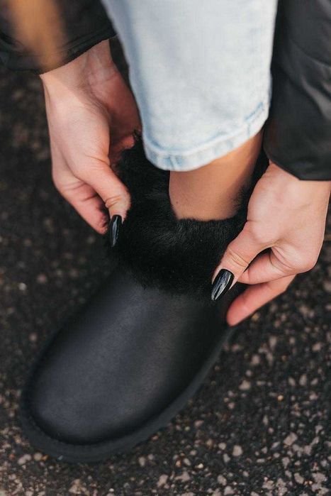 Угги/Уги/Угг/Уггі/Угі/UGG Australia Mini Classic Zip/Шкіра 100% Овчина