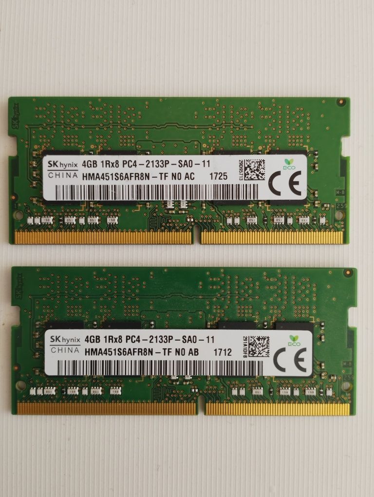 DDR 4  8GB sodimm 2 szt