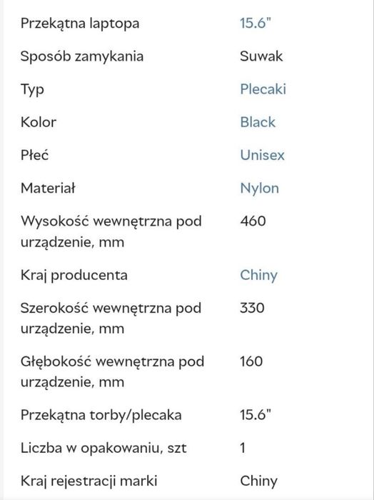 Nowy plecak Lenovo thinkpad